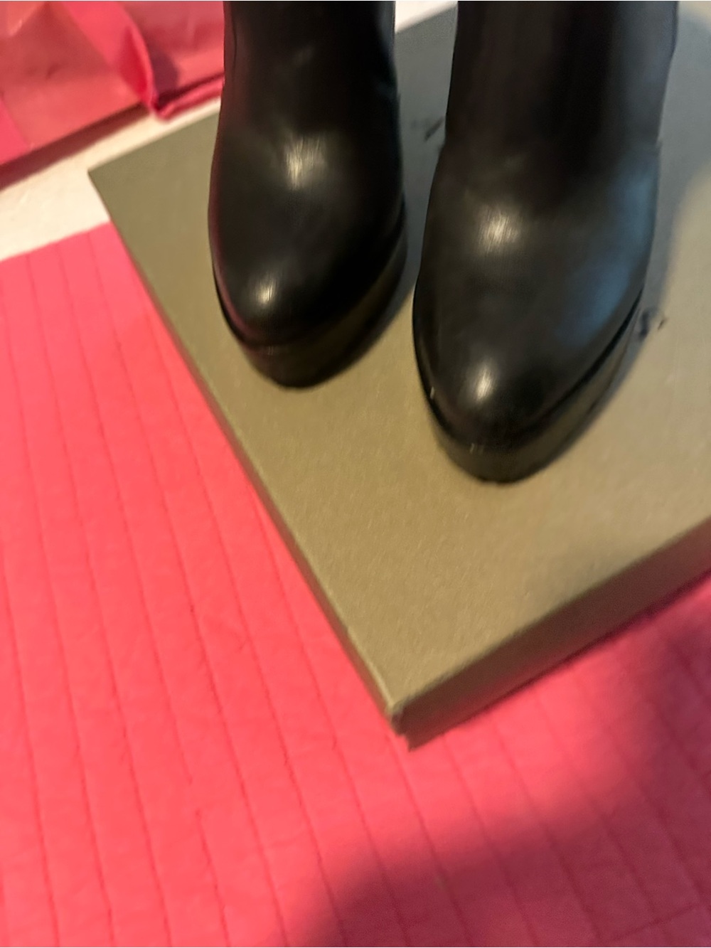 All Saints Black Leather Women's Ankle Boots